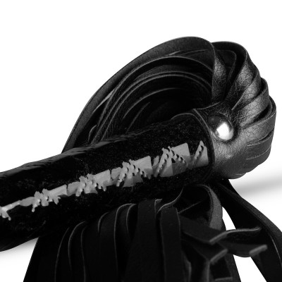 Батіг-флогер Whipped - Beat It Flogger - Black, екошкіра (пом'ята упаковка)