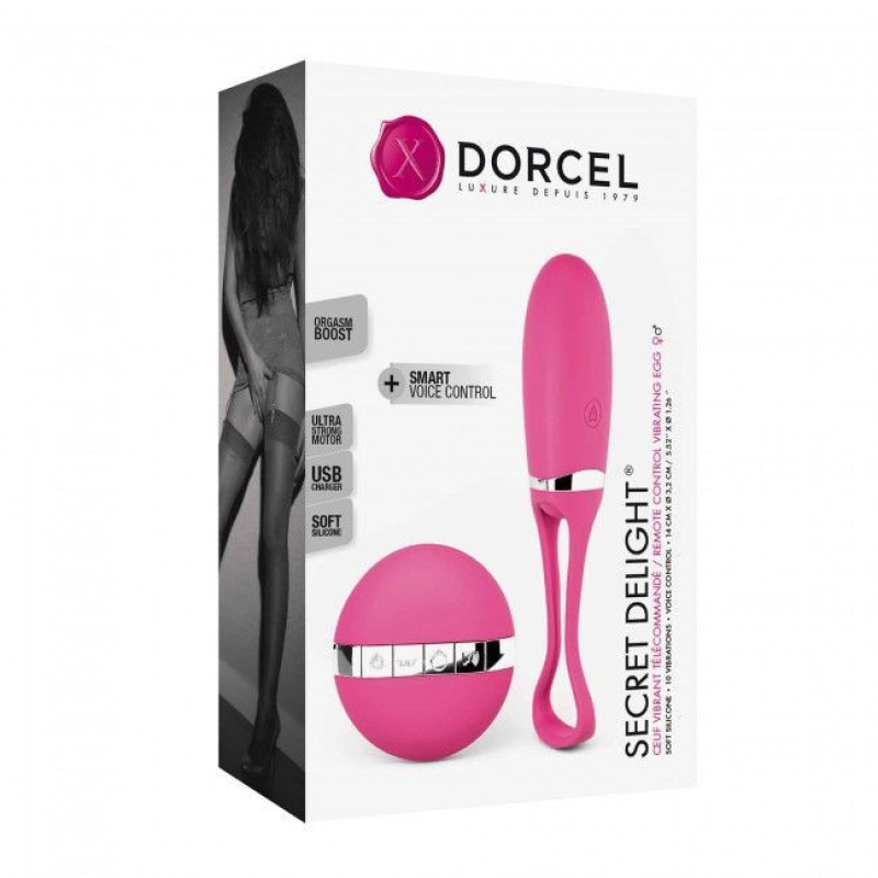 Віброяйце Dorcel Secret Delight Magenta (помʼята упаковка)