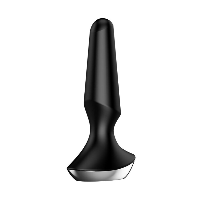 Анальна смарт-вібропробка Satisfyer Plug-ilicious 2 Black (м'ята упаковка)