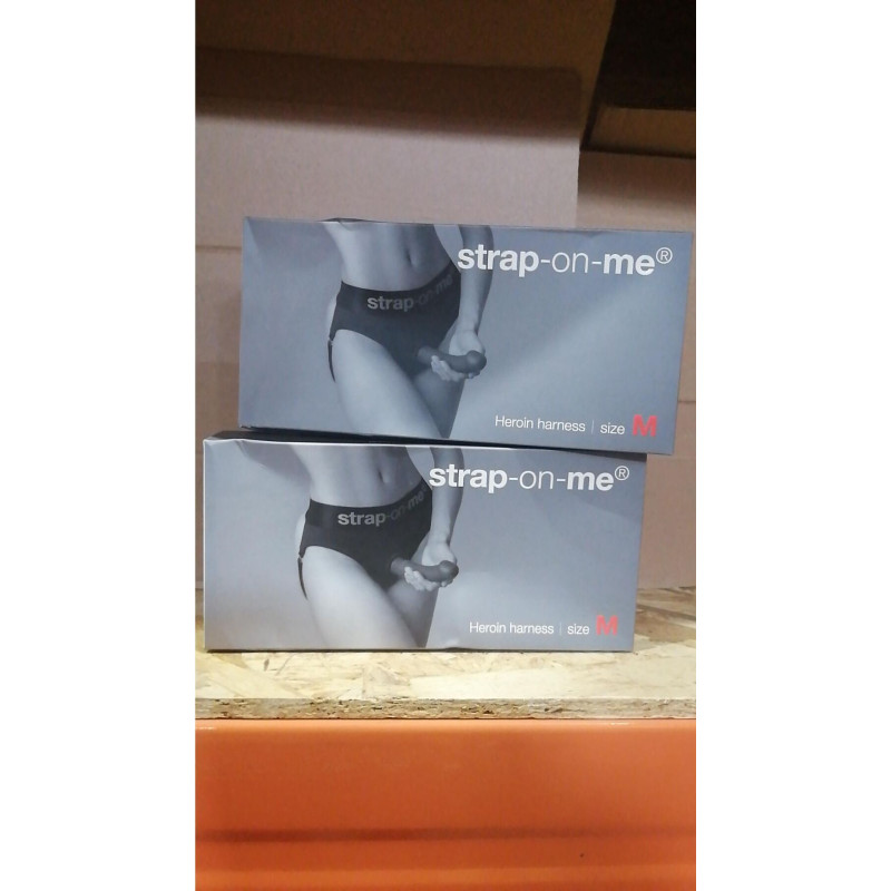 Труси-стрінги для страпона Strap-On-Me HEROINE HARNESS - M (пом'ята упаковка)
