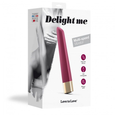 Потужний міні вібратор Love To Love Delight Me Prune (пом'ята упаковка)
