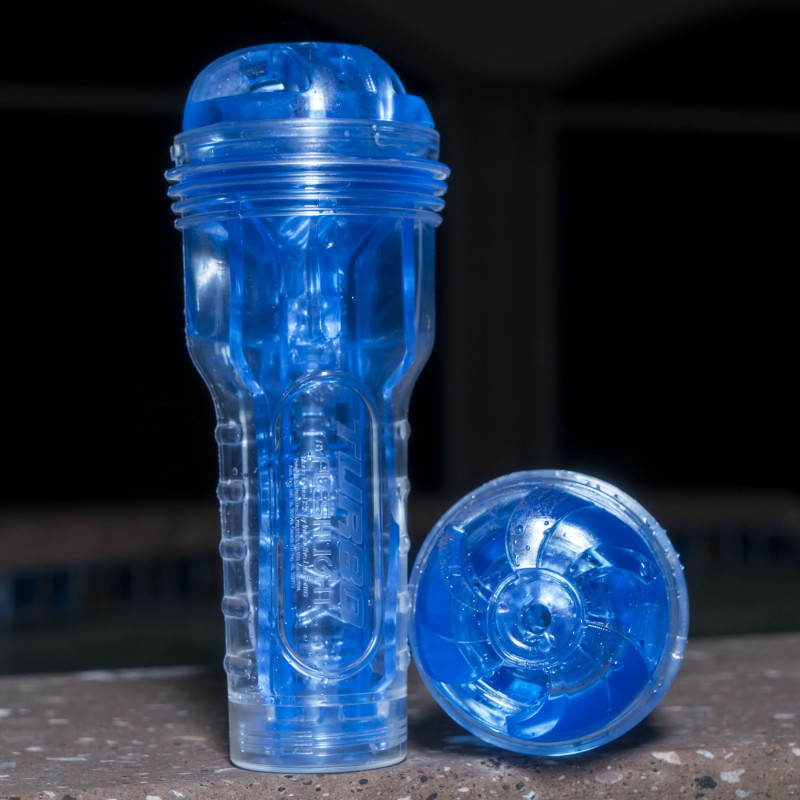 Мастурбатор Fleshlight Turbo Thrust Blue Ice (пом'ята упаковка)