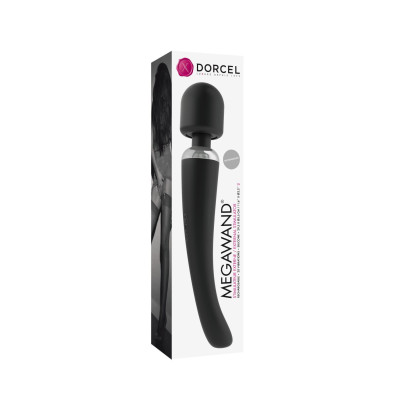 Потужний вібромасажер Dorcel MEGAWAND Black (м'ята упаковка)