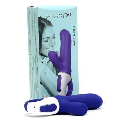Потужний вібратор-кролик Satisfyer Vibes Magic Bunny (пом'ята упаковка)