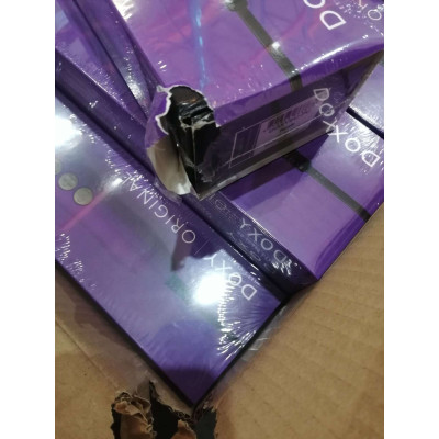 Вібромасажер DOXY Original Purple (пом'ята упаковка), дуже потужний, 220В