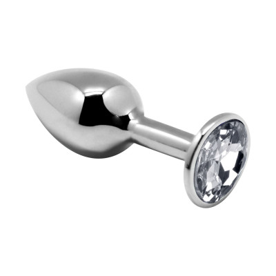 Анальна пробка Alive Mini Metal Butt Plug White L