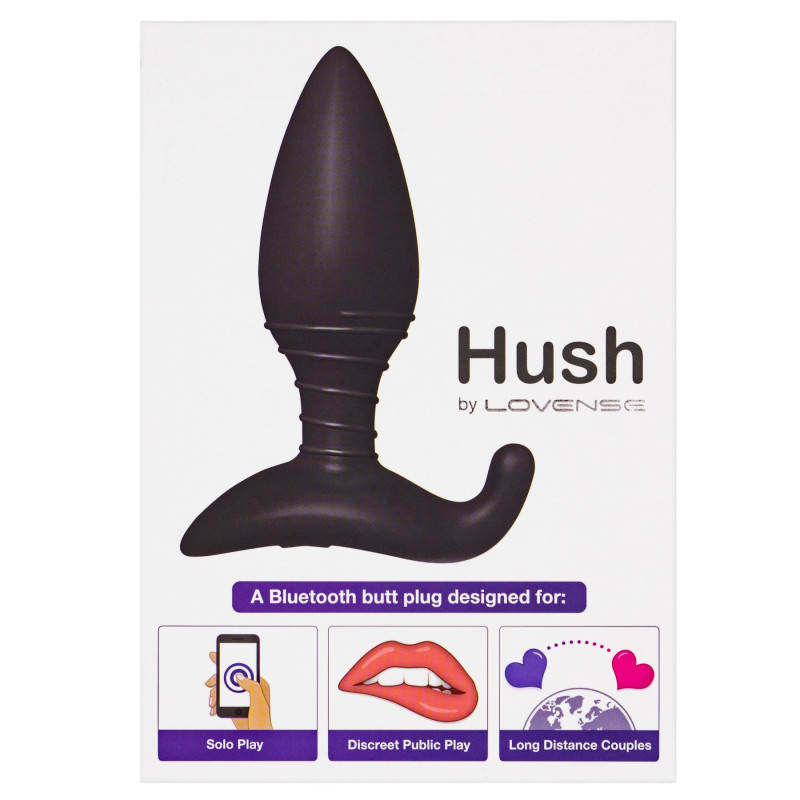 Анальна смарт вібропробка Lovense Hush, розмір S