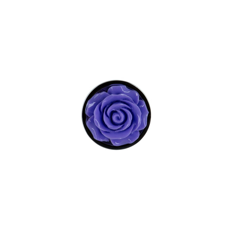 Металева анальна пробка Lux Active – Rose Anal Plug – Purple