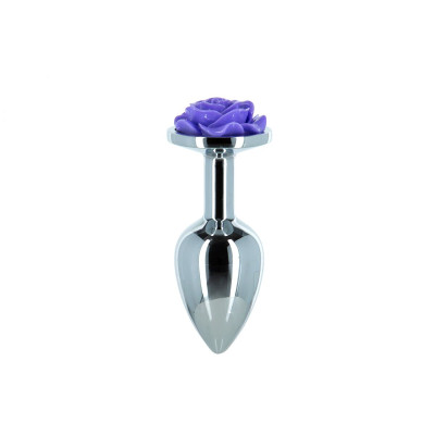 Анальна пробка Lux Active - Rose Anal Plug - Purple