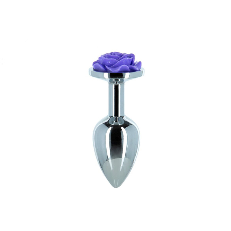 Металева анальна пробка Lux Active – Rose Anal Plug – Purple