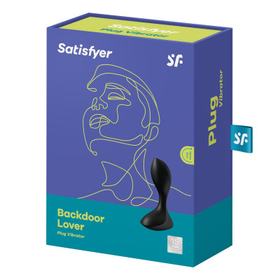 Анальна вібропробка Satisfyer Backdoor Lover чорна