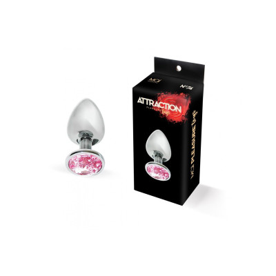 Анальна пробка з кристалом MAI Attraction Toys №74, довжина 10см, діаметр 4 см