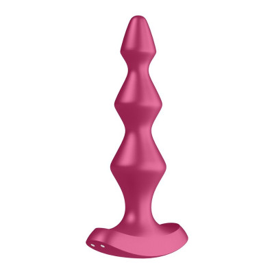 Анальний стимулятор-намистини з двома моторами Satisfyer Lolli-Plug 1 (Berry)