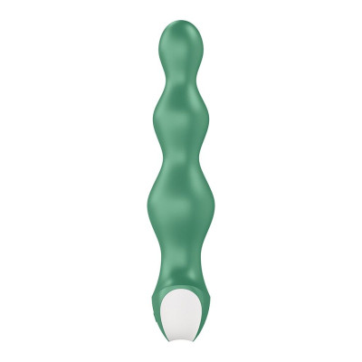 Анальний стимулятор-намистини з двома моторами Satisfyer Lolli-Plug 2 (green)