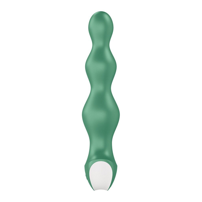Анальний стимулятор-намистини з двома моторами Satisfyer Lolli-Plug 2 (green)