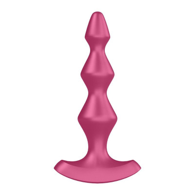 Анальний стимулятор-намистини з двома моторами Satisfyer Lolli-Plug 1 (Berry)