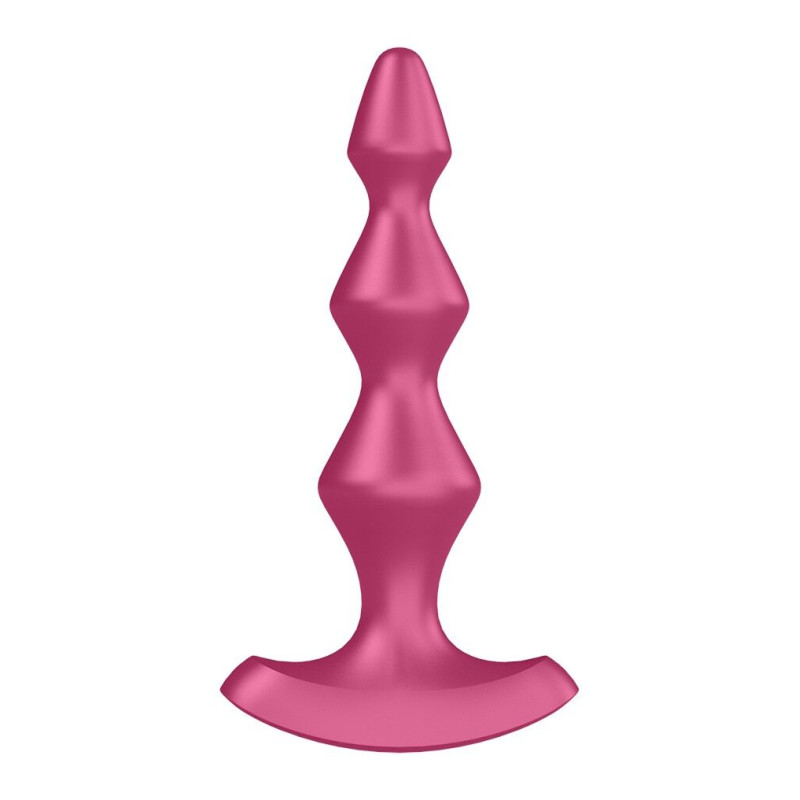 Анальний стимулятор-намистини з двома моторами Satisfyer Lolli-Plug 1 (Berry)