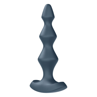 Анальний стимулятор-намистини з двома моторами Satisfyer Lolli-Plug 1 (dark teal)