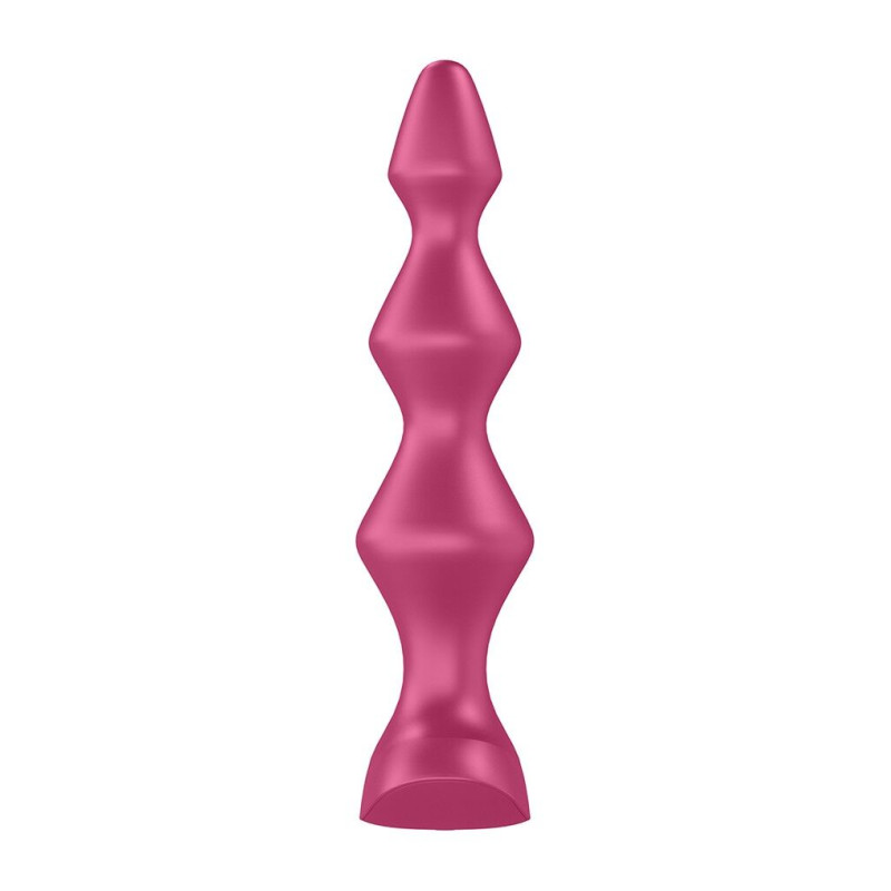 Анальний стимулятор-намистини з двома моторами Satisfyer Lolli-Plug 1 (Berry)