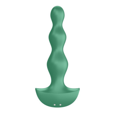 Анальний стимулятор-намистини з двома моторами Satisfyer Lolli-Plug 2 (green)