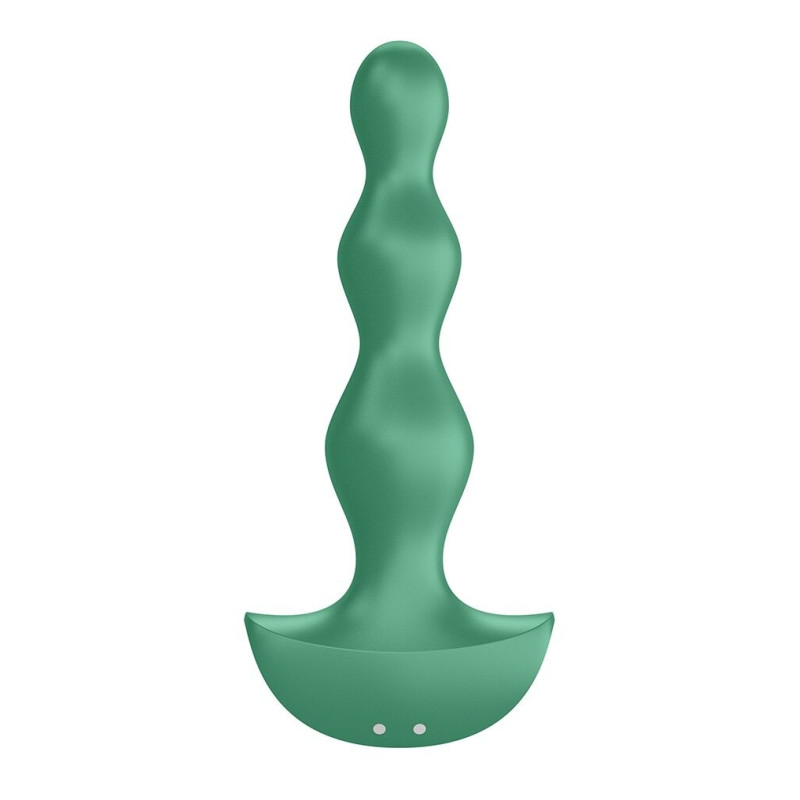 Анальний стимулятор-намистини з двома моторами Satisfyer Lolli-Plug 2 (green)
