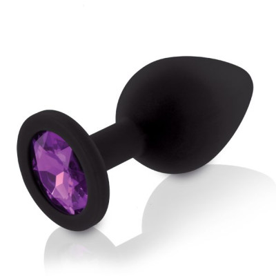 Набір анальних пробок з кристалом Rianne S: Booty Plug Set Black
