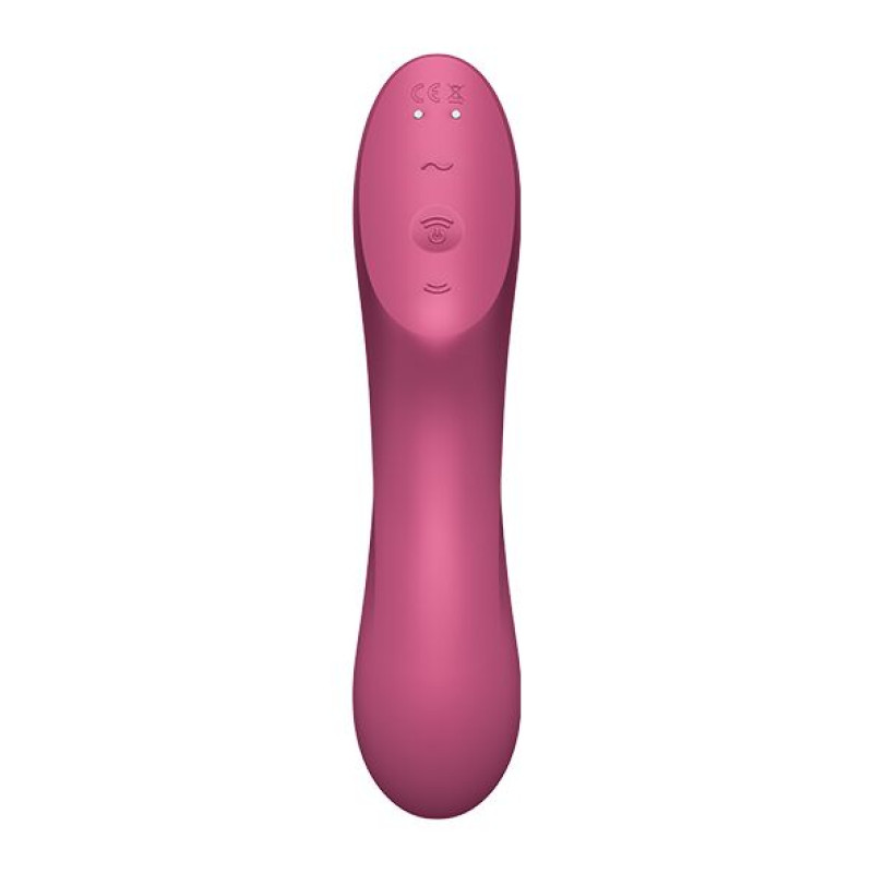 Вакуумний вібратор Satisfyer Curvy Trinity 3 Red