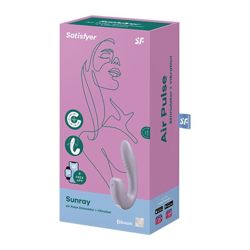 Вакуумний вібратор Satisfyer Sunray Lilac