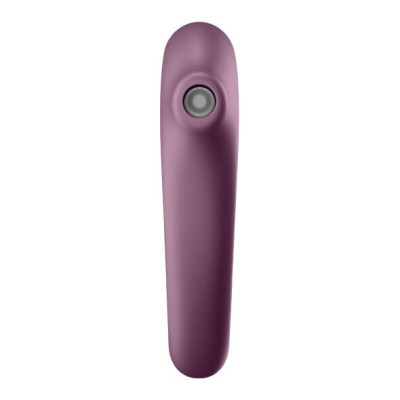 Вакуумний вібратор Satisfyer Dual Kiss Wine Red