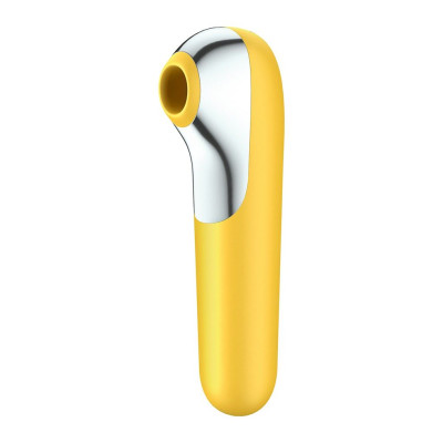 Смарт вібратор і вакуумний стимулятор 2 в 1 Satisfyer Dual Love Yellow
