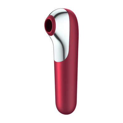 Смарт вібратор і вакуумний стимулятор 2 в 1 Satisfyer Dual Love Pink