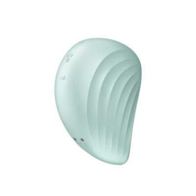Вакуумний кліторальний стимулятор Satisfyer Pearl Diver Mint, з вібрацією