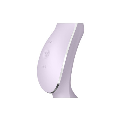 Вакуумний кліторальний стимулятор із вібрацією Satisfyer Curvy Trinity 2 Violet