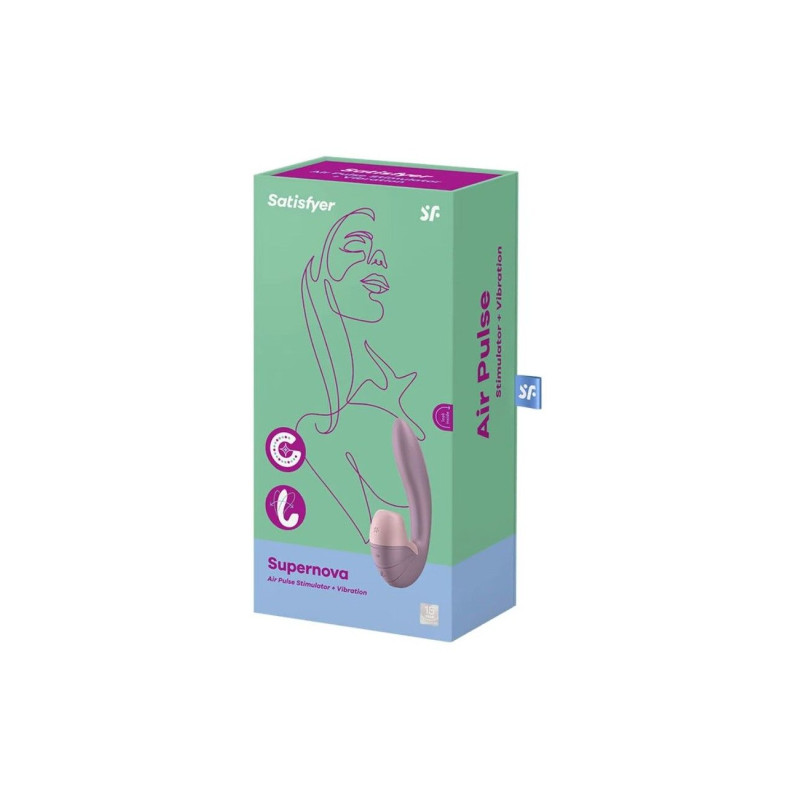 Вакуумний вібратор Satisfyer Supernova Old Rose