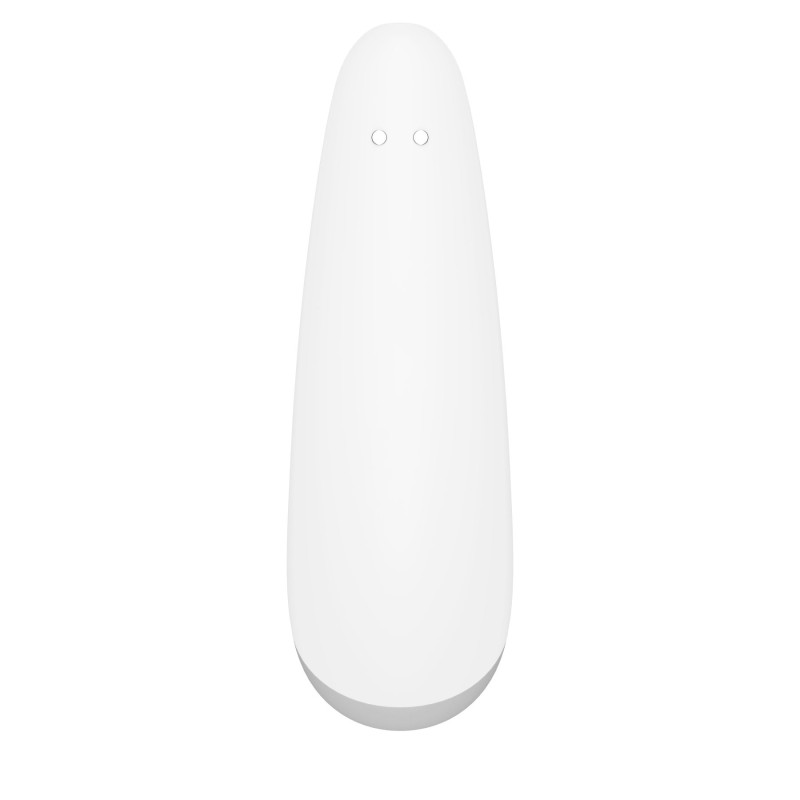 Вакуумний кліторальний стимулятор Satisfyer Curvy 2+ White з керуванням через інтернет