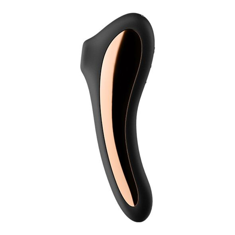 Вакуумний стимулятор із вібрацією Satisfyer Dual Kiss Black