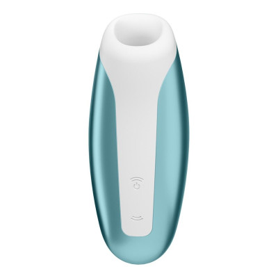 Вакуумний стимулятор Satisfyer Love Breeze Ice Blue, мініатюрний