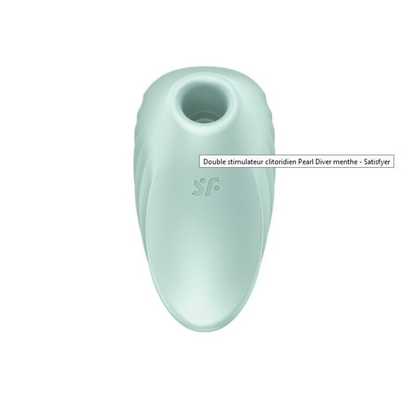 Вакуумний кліторальний стимулятор Satisfyer Pearl Diver Mint
