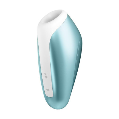 Вакуумний стимулятор Satisfyer Love Breeze Ice Blue, мініатюрний