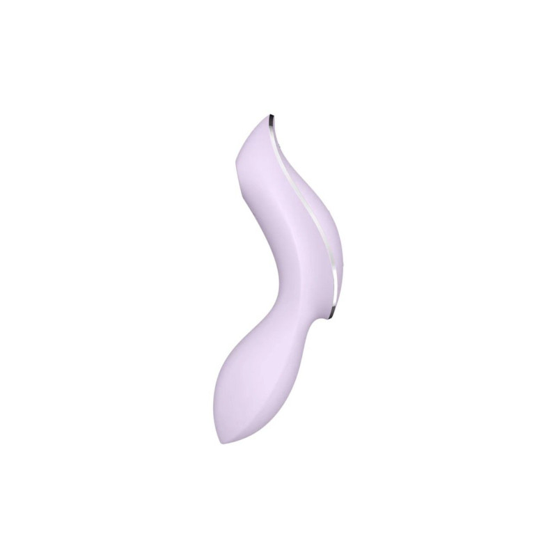 Вакуумний кліторальний стимулятор із вібрацією Satisfyer Curvy Trinity 2 Violet