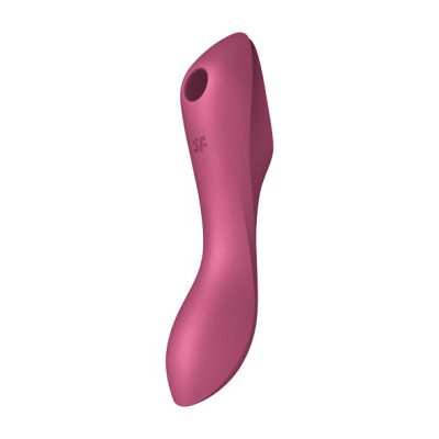 Вакуумний вібратор Satisfyer Curvy Trinity 3 Red Вакуумний вібратор Satisfyer Curvy Trinity 3 Red