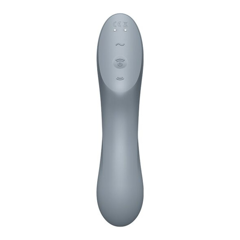 Вакуумний вібратор Satisfyer Curvy Trinity 3 BlueGrey