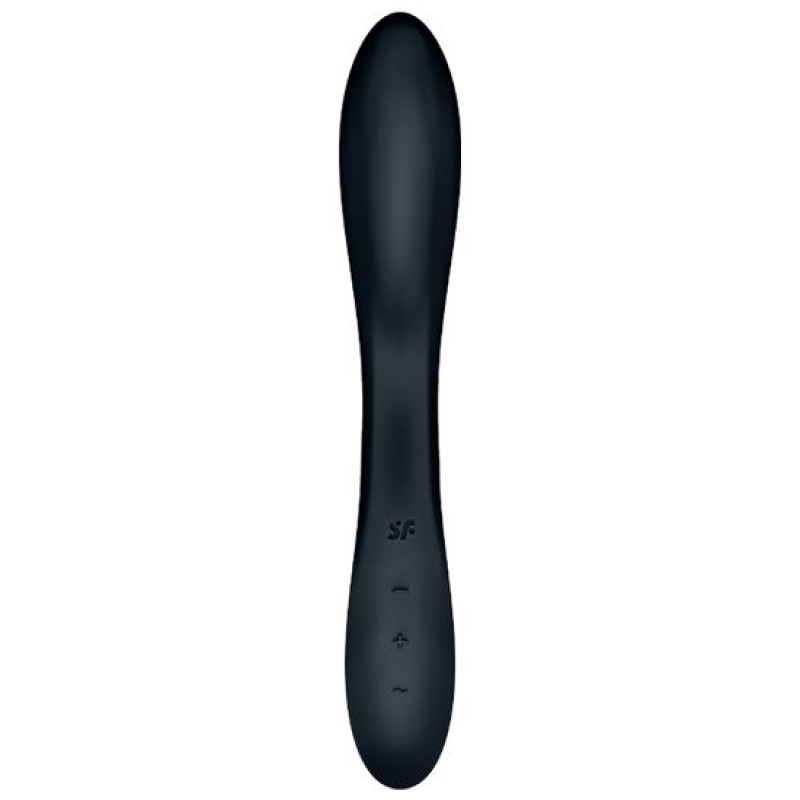 Вібратор із перловою стимуляцією точки G Satisfyer Rrrolling Explosion Black