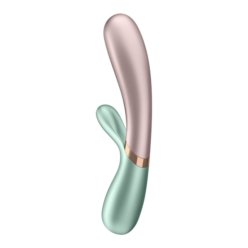 Вібратор-кролик з підігрівом Satisfyer Hot Lover Green