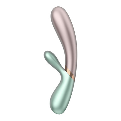 Вібратор-кролик з підігрівом Satisfyer Hot Lover Green