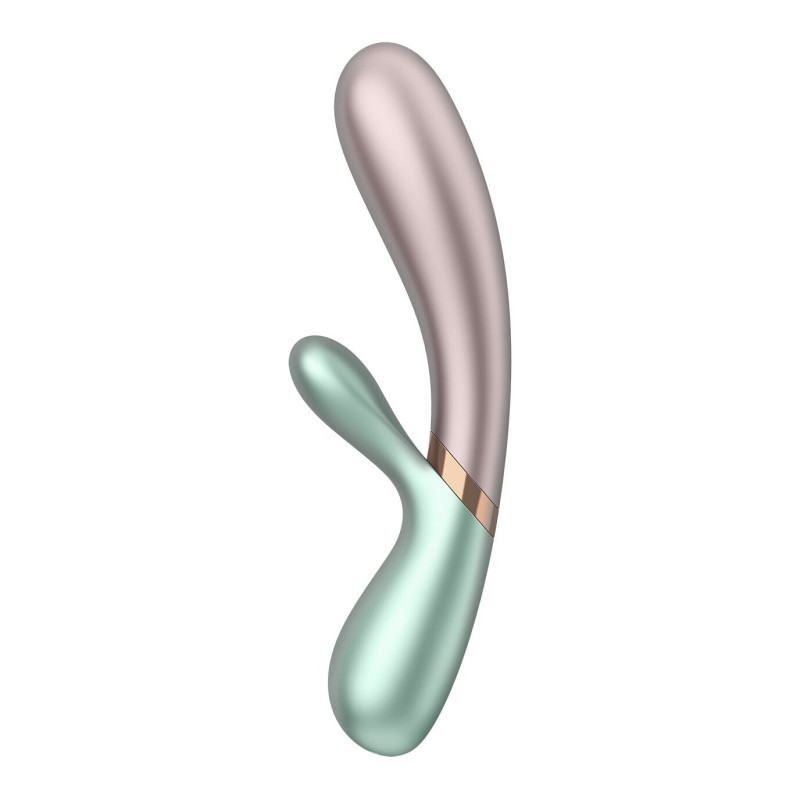 Вібратор-кролик з підігрівом Satisfyer Hot Lover Green