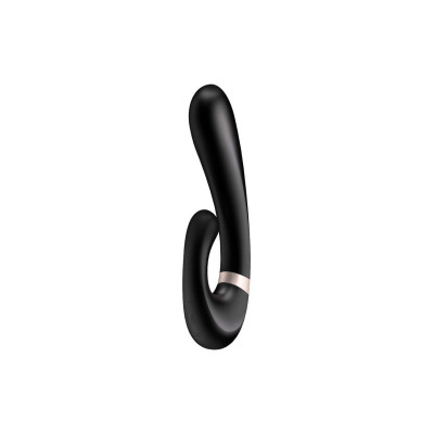 Смарт вібратор-кролик Satisfyer Heat Wave Black, з підігрівом