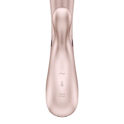 Смарт вібратор-кролик з підігрівом Satisfyer Hot Lover Nude