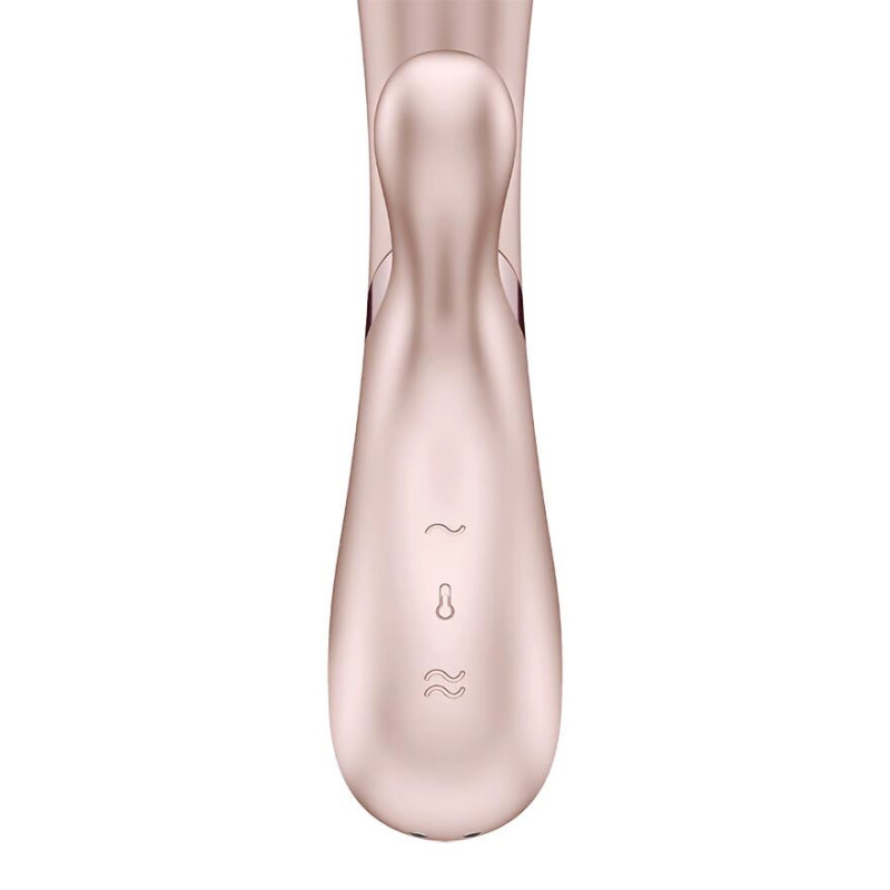 Смарт вібратор-кролик з підігрівом Satisfyer Hot Lover Nude