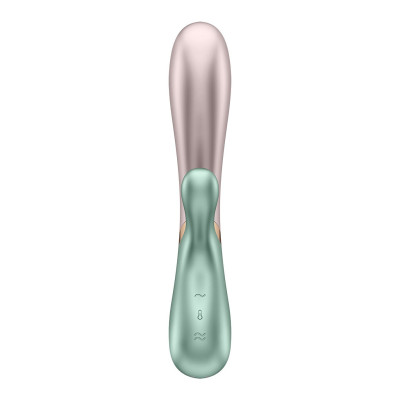 Вібратор-кролик з підігрівом Satisfyer Hot Lover Green